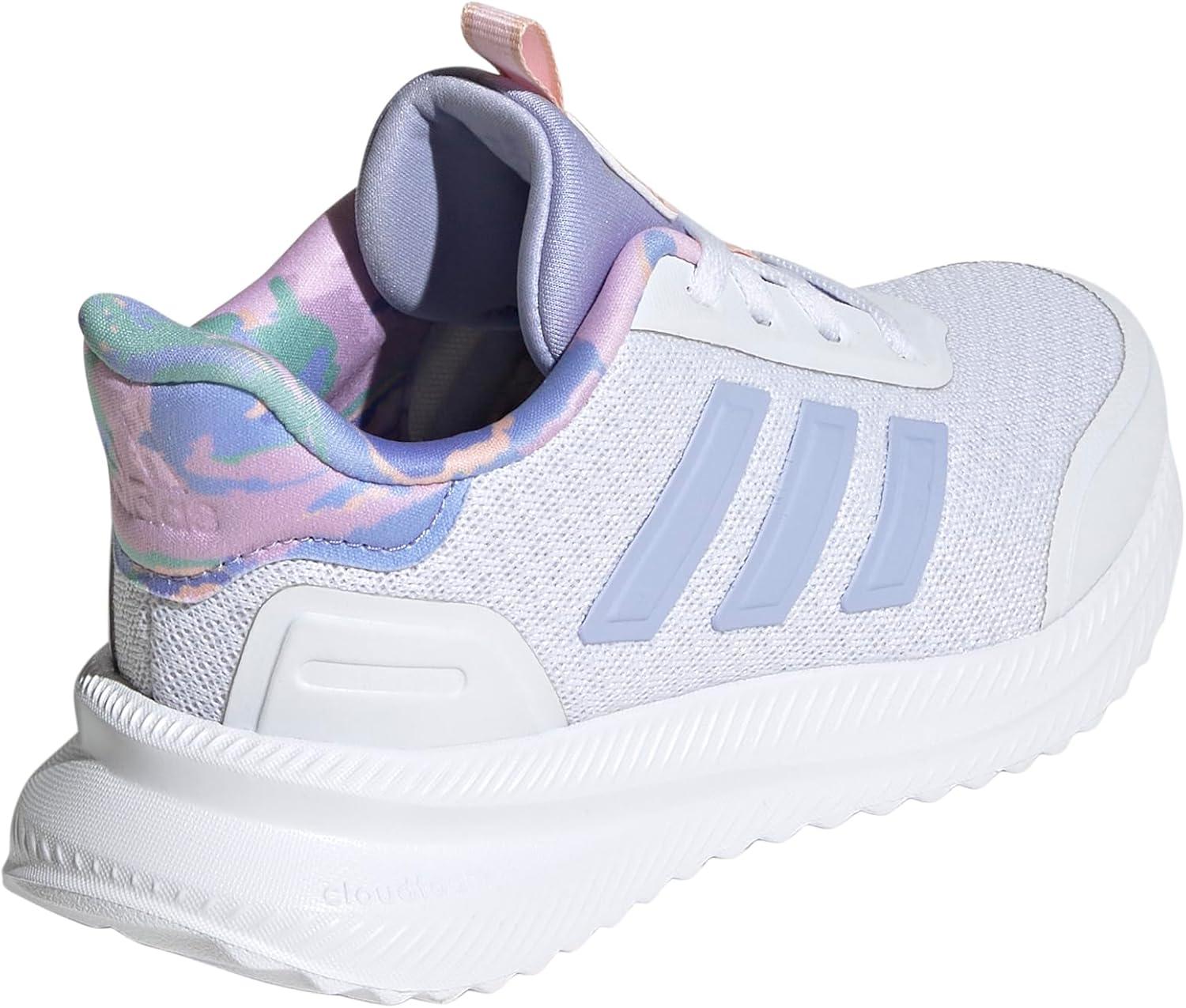 image:imageadidas Kids Girls XPLR Path Metallic Lace Up Sneakers Shoes Casual BlueWhiteViolet ToneClear Pink