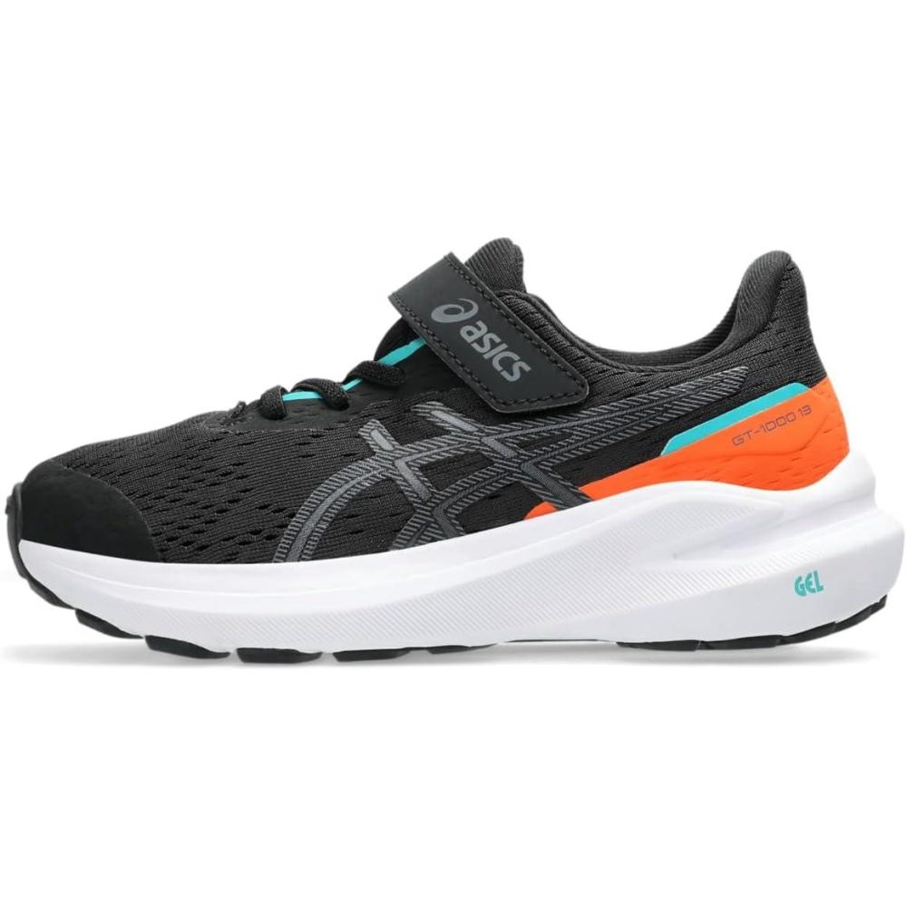 image:imageASICS Kids GT1000 13 Pre School Running ShoesBlackCarbon