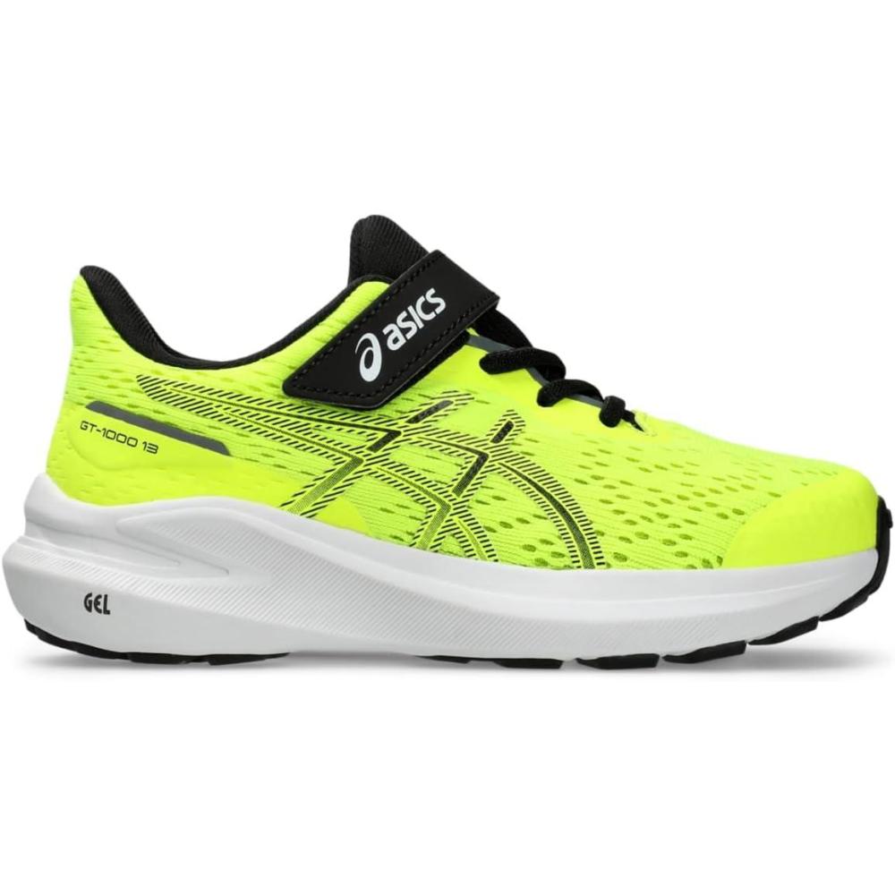 image:imageASICS Kids GT1000 13 Pre School Running ShoesSafety YellowBlack