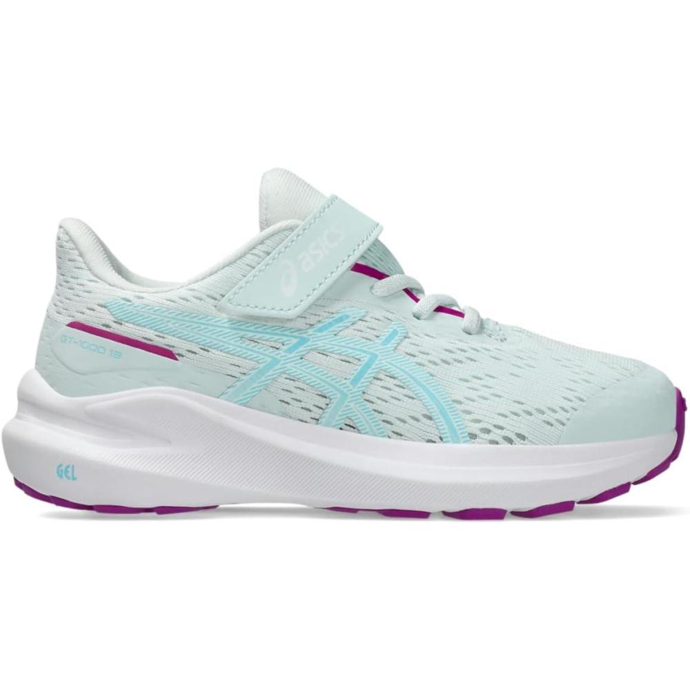 image:imageASICS Kids GT1000 13 Pre School Running ShoesSoothing SeaBright Cyan
