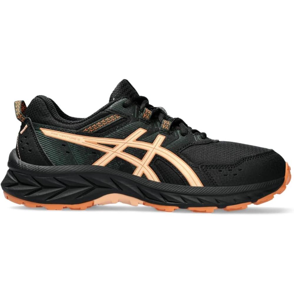 image:imageASICS Kids PRE Venture 9 Grade School Running ShoesBlackApricot Crush