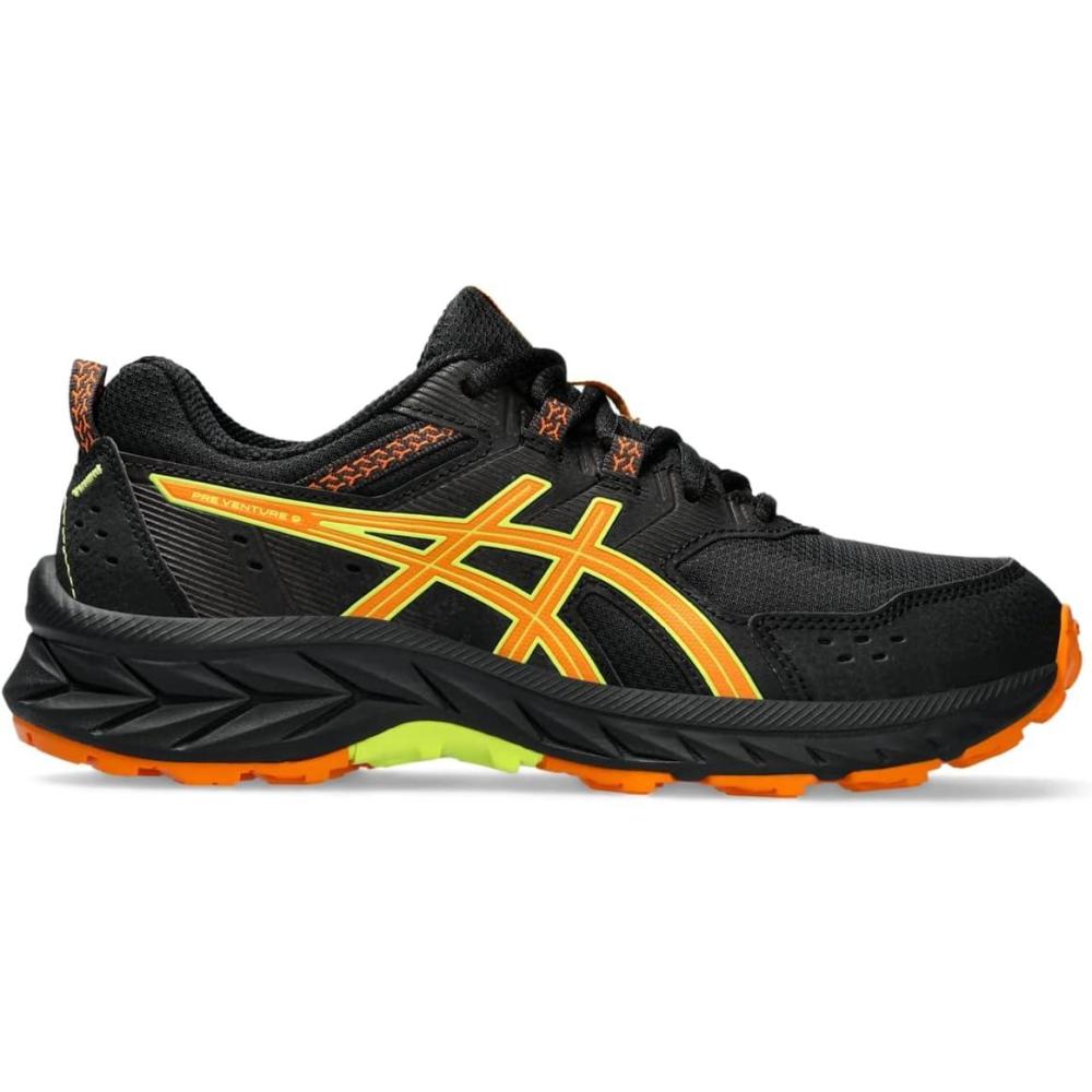 image:imageASICS Kids PRE Venture 9 Grade School Running ShoesBlackBright Orange