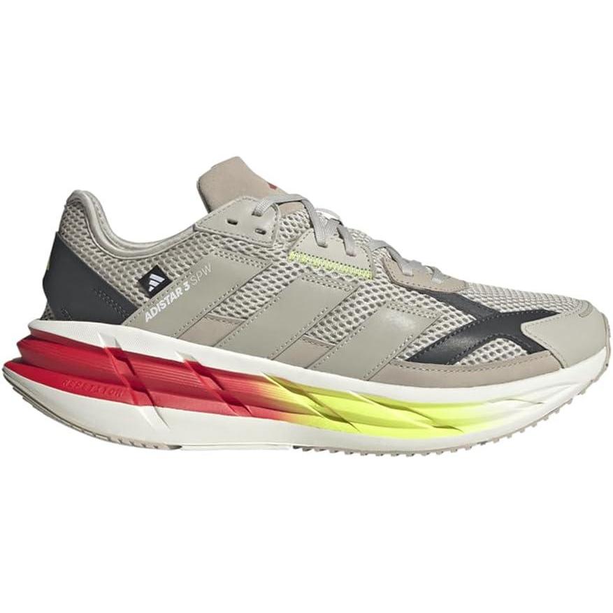 image:imageAdidas Mens Adistar 3 Running ShoesWonder AluminaWonder BeigeLucid Lemon