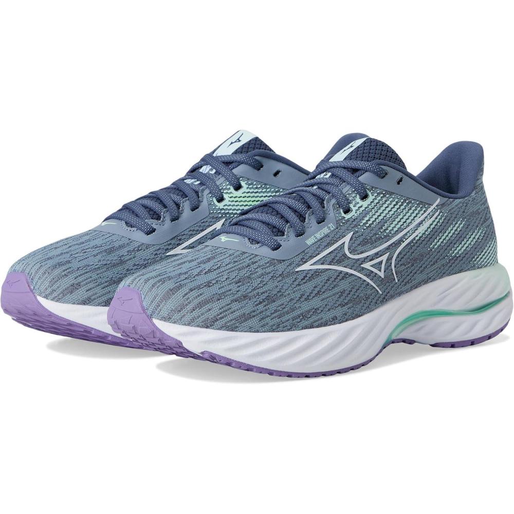 image:imageMizuno Womens Womens Wave Inspire 21 Running ShoeTradewindswhite