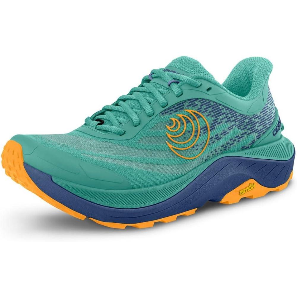 image:imageTopo Athletic Mens Ultraventure 4 Comfortable Cushioned Durable 5MM Drop Trail Running Shoes Athletic Shoes for Trail RunningAquaOrange