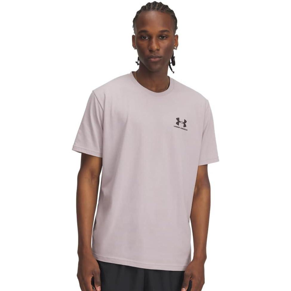 image:imageUnder Armour Mens Sportstyle Left Chest ShortSleeve TShirt009 Gray Dawn Black