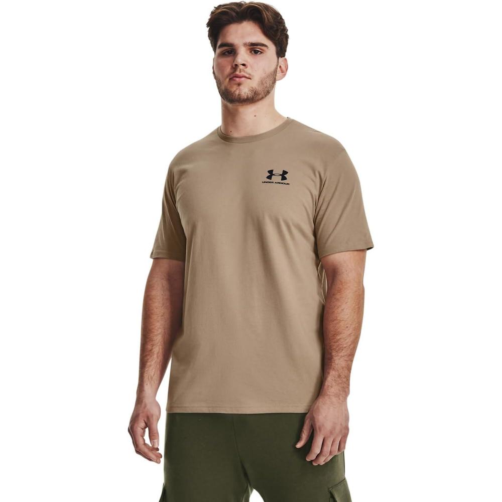 image:imageUnder Armour Mens Sportstyle Left Chest ShortSleeve TShirt237 Sahara Black