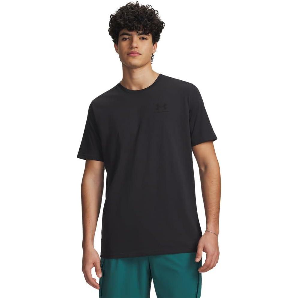 image:imageUnder Armour Mens Sportstyle Left Chest ShortSleeve TShirtBlack