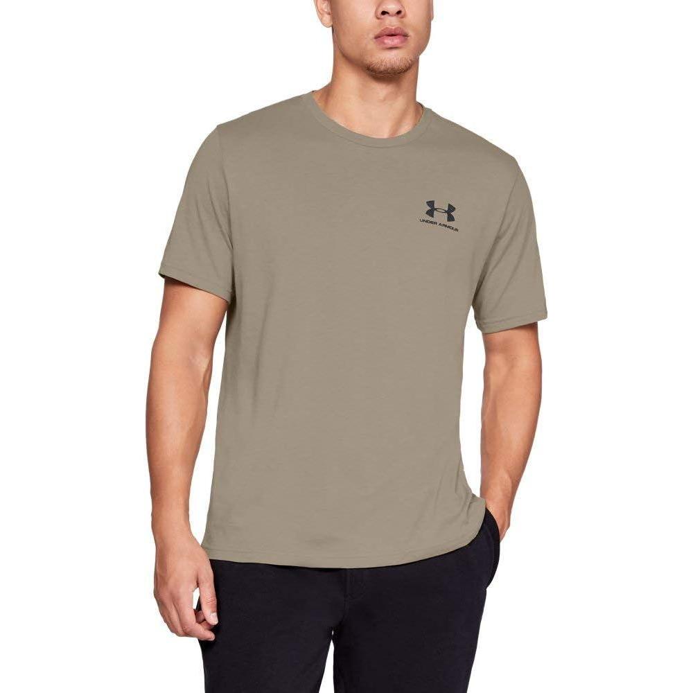 image:imageUnder Armour Mens Sportstyle Left Chest ShortSleeve TShirtCity Khaki