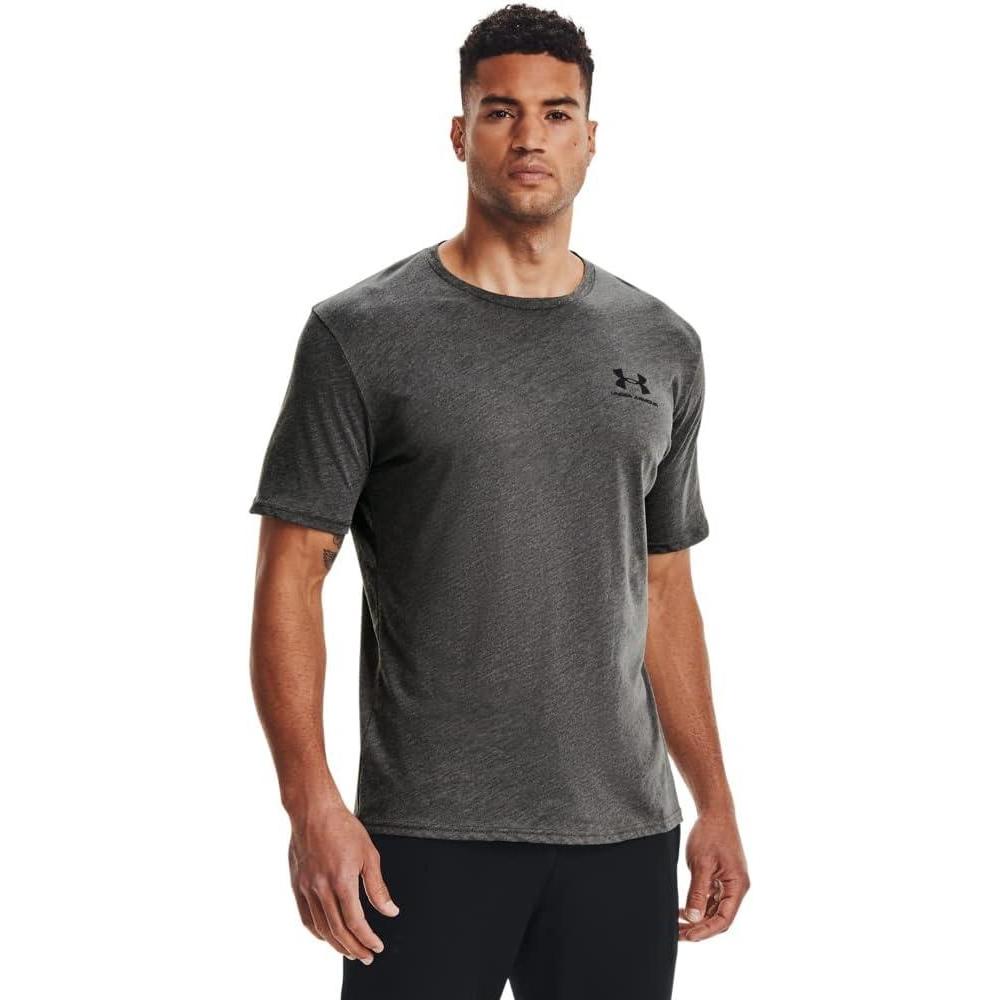 image:imageUnder Armour Mens Sportstyle Left Chest ShortSleeve TShirtGray