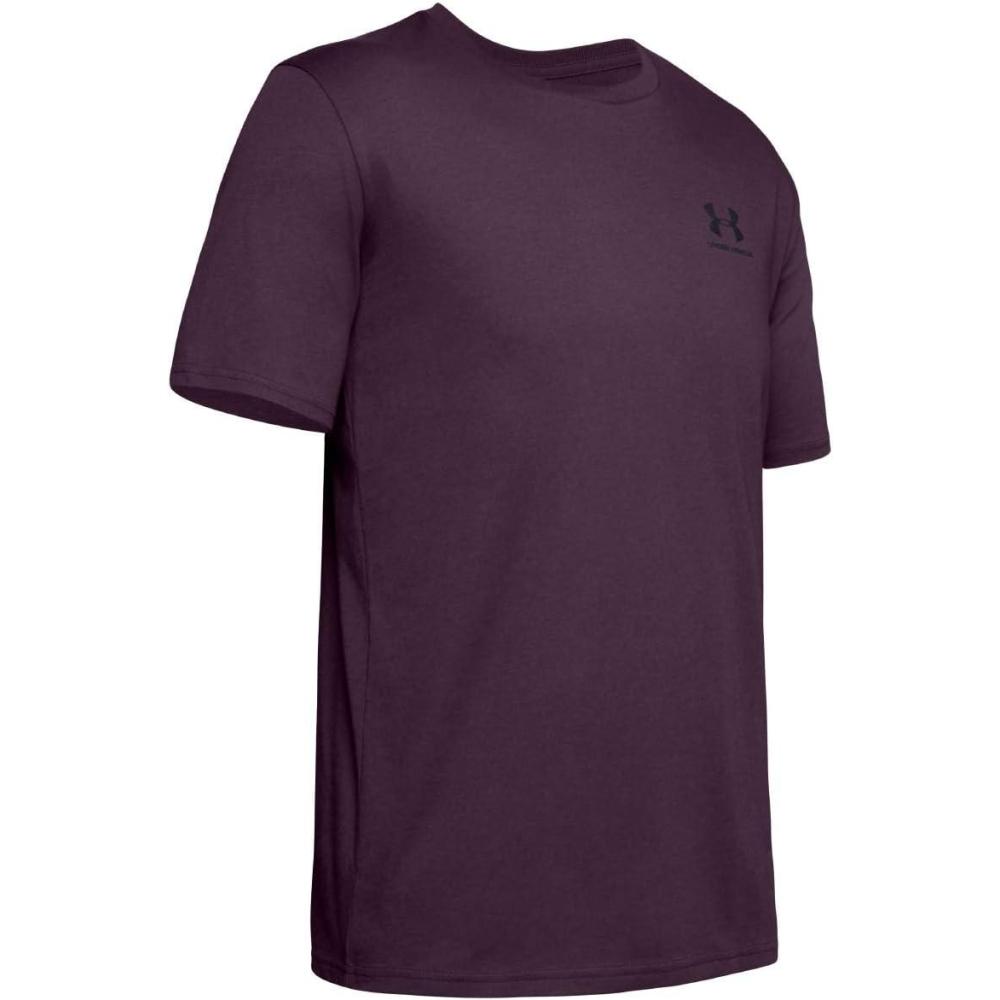 image:imageUnder Armour Mens Sportstyle Left Chest ShortSleeve TShirtKinetic Purple