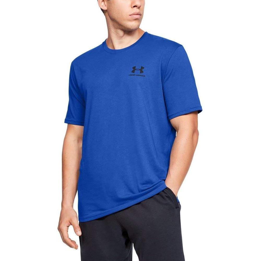 image:imageUnder Armour Mens Sportstyle Left Chest ShortSleeve TShirtVersa Blue