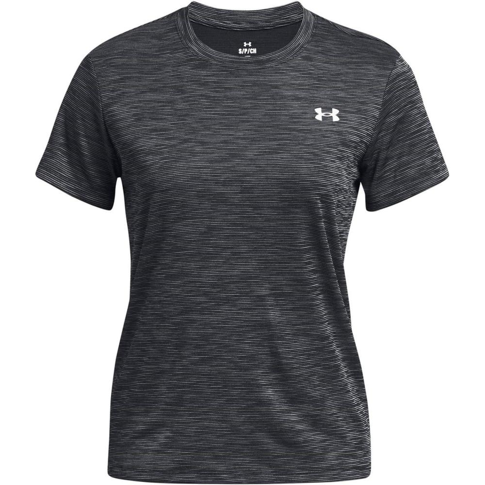 image:imageUnder Armour Tech Textured Short Sleeve CrewBlackWhite