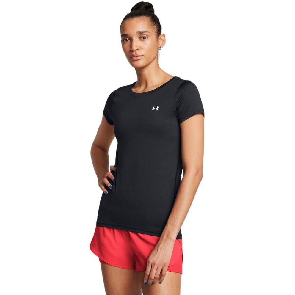 image:imageUnder Armour Womens Heatgear Armour Leggings002 Black White