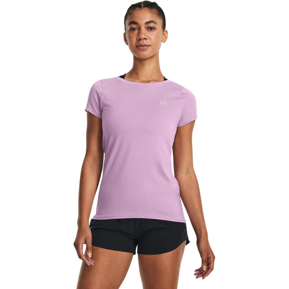 image:imageUnder Armour Womens Heatgear Armour Leggings174 Fresh Orchid Iridescent