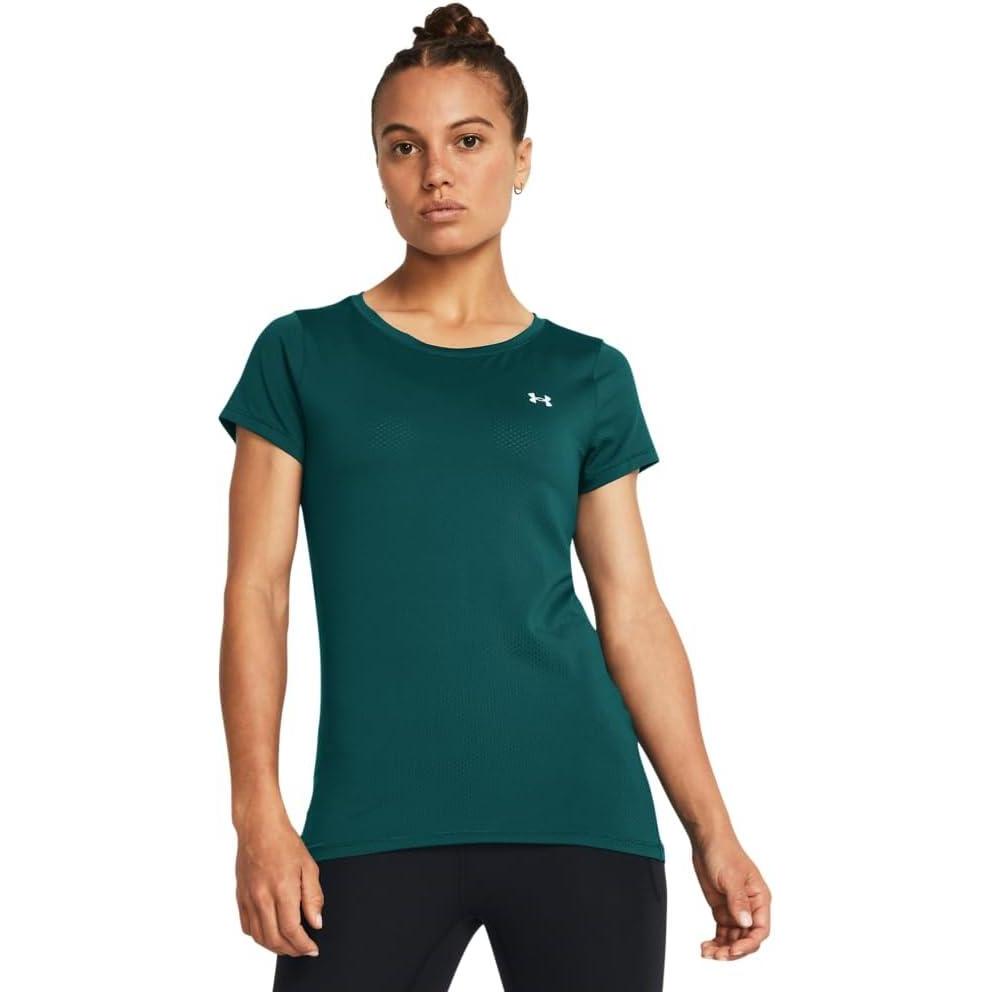 image:imageUnder Armour Womens Heatgear Armour Leggings449 Hydro Teal White