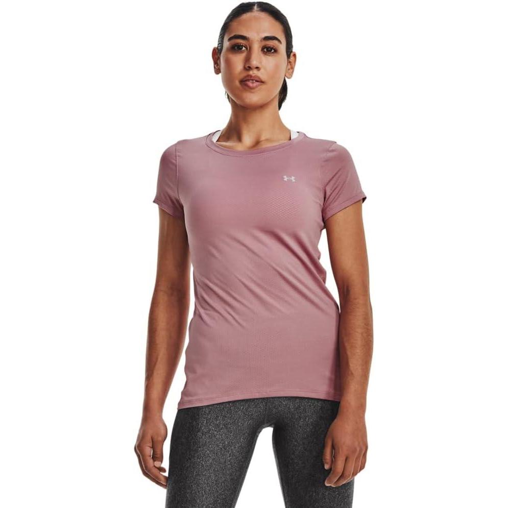 image:imageUnder Armour Womens Heatgear Armour Leggings697 Pink Elixir Iridescent