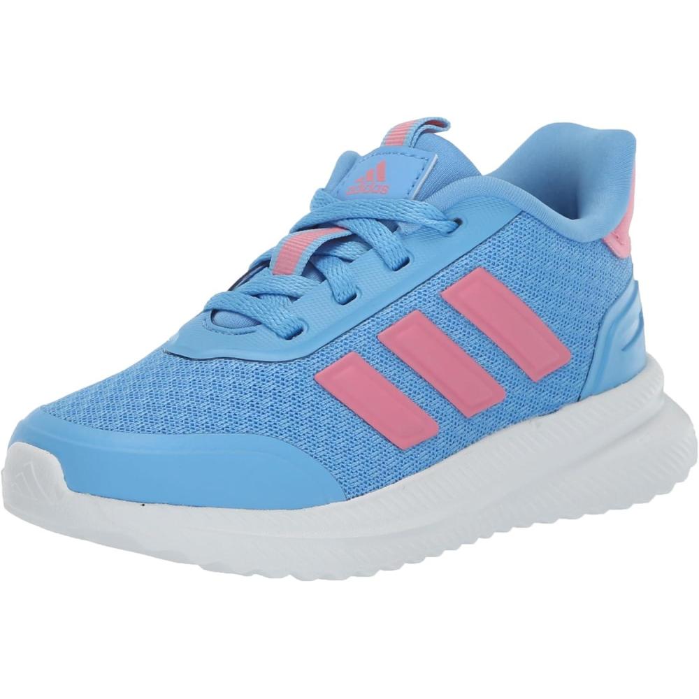 image:imageadidas Kids Girls XPLR Path Metallic Lace Up Sneakers Shoes Casual BlueBlue BurstBliss PinkWhite