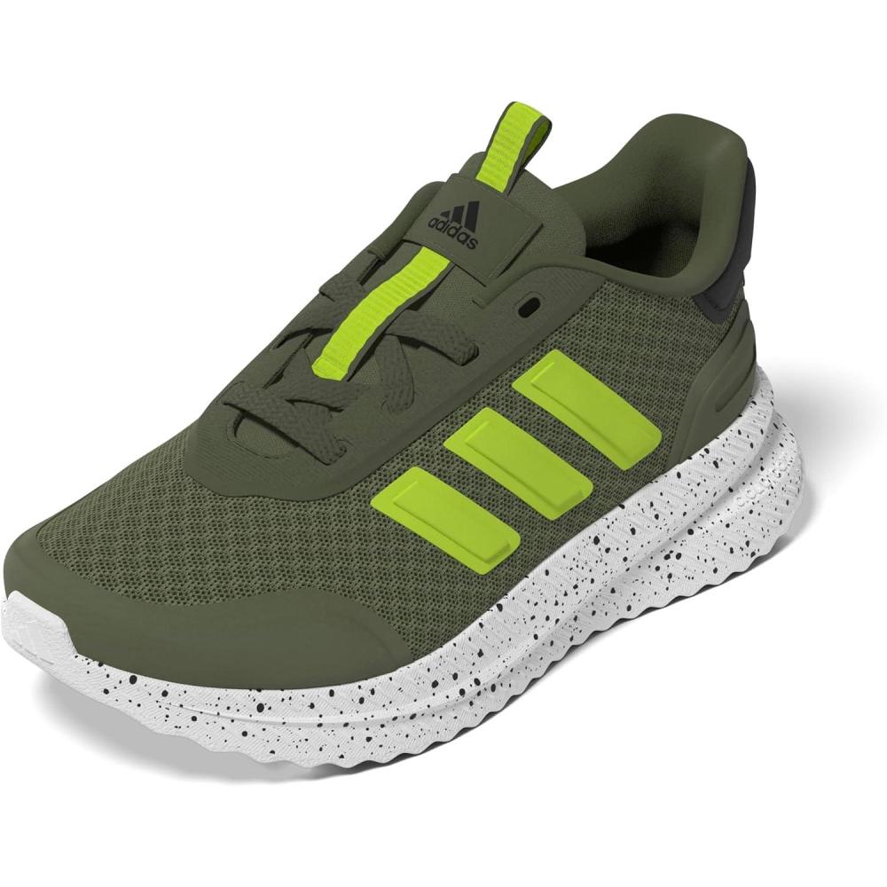 image:imageadidas Kids Girls XPLR Path Metallic Lace Up Sneakers Shoes Casual BlueOlive StrataSolar SlimeBlack
