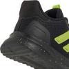 adidas Kids Girls X_PLR Path Metallic Lace Up Sneakers Shoes Casual – Blue(Black/Solar Slime/Solar Slime)