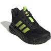 adidas Kids Girls X_PLR Path Metallic Lace Up Sneakers Shoes Casual – Blue(Black/Solar Slime/Solar Slime)