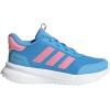 adidas Kids Girls X_PLR Path Metallic Lace Up Sneakers Shoes Casual – Blue(Blue Burst/Bliss Pink/White)