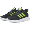 adidas Kids Girls X_PLR Path Metallic Lace Up Sneakers Shoes Casual – Blue(Carbon/Lucid Lemon/White)