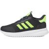 adidas Kids Girls X_PLR Path Metallic Lace Up Sneakers Shoes Casual – Blue(Carbon/Lucid Lemon/White)