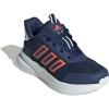 adidas Kids Girls X_PLR Path Metallic Lace Up Sneakers Shoes Casual – Blue(Dark Blue/Semi Impact Orange/White)