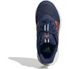 adidas Kids Girls X_PLR Path Metallic Lace Up Sneakers Shoes Casual – Blue(Dark Blue/Semi Impact Orange/White)
