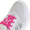 adidas Kids Girls X_PLR Path Metallic Lace Up Sneakers Shoes Casual – Blue(Dash Grey/Silver Metallic/Shock Pink)