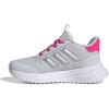 adidas Kids Girls X_PLR Path Metallic Lace Up Sneakers Shoes Casual – Blue(Dash Grey/Silver Metallic/Shock Pink)