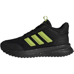 adidas Kids Girls X_PLR Path Metallic Lace Up Sneakers Shoes Casual – Blue(Black/Solar Slime/Solar Slime)