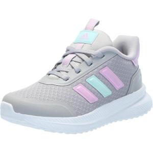 adidas Kids Girls X_PLR Path Metallic Lace Up Sneakers Shoes Casual – Blue(Grey/Bliss Lilac/Semi Flash Aqua)