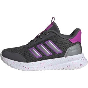 adidas Kids Girls X_PLR Path Metallic Lace Up Sneakers Shoes Casual – Blue(Grey/Purple Burst/Iron Metallic)
