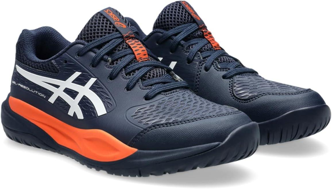 image:imageASICS Kids GelResolution X Grade School Tennis ShoesMidnightWhite
