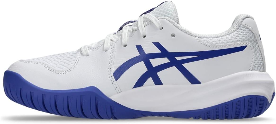 image:imageASICS Kids GelResolution X Grade School Tennis ShoesWhiteDark Cobalt