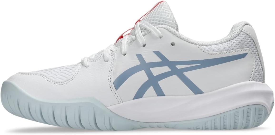 image:imageASICS Kids GelResolution X Grade School Tennis ShoesWhiteGrey Blue