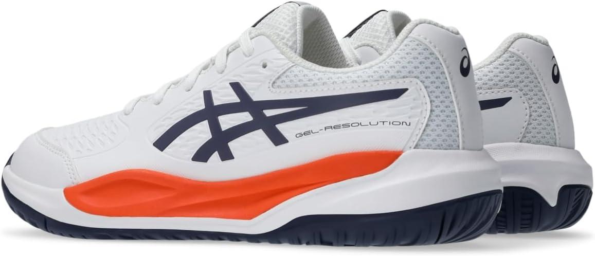 image:imageASICS Kids GelResolution X Grade School Tennis ShoesWhiteGreyish Purple