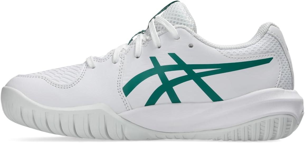 image:imageASICS Kids GelResolution X Grade School Tennis ShoesWhitePitch Green