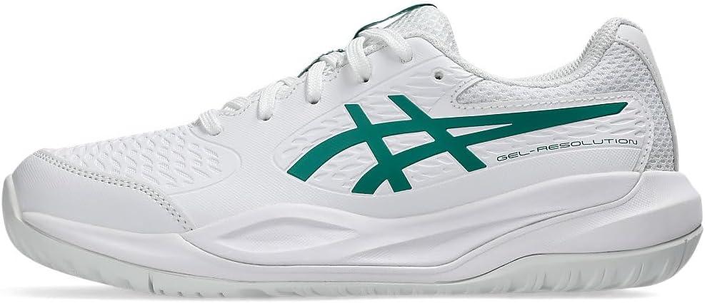 image:imageASICS Kids GelResolution X Grade School Tennis ShoesWhitePitch Green