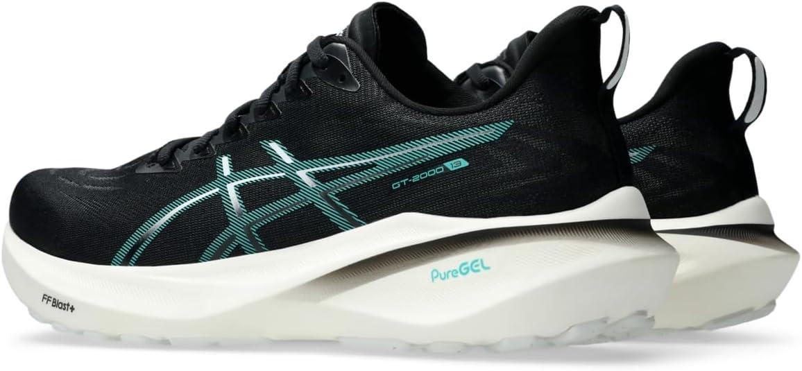 image:imageASICS Mens GT2000 13 Running ShoesBlackWave Teal