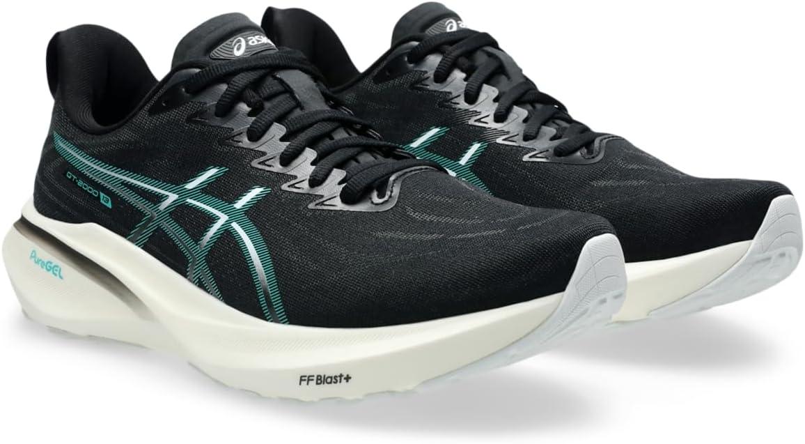 image:imageASICS Mens GT2000 13 Running ShoesBlackWave Teal