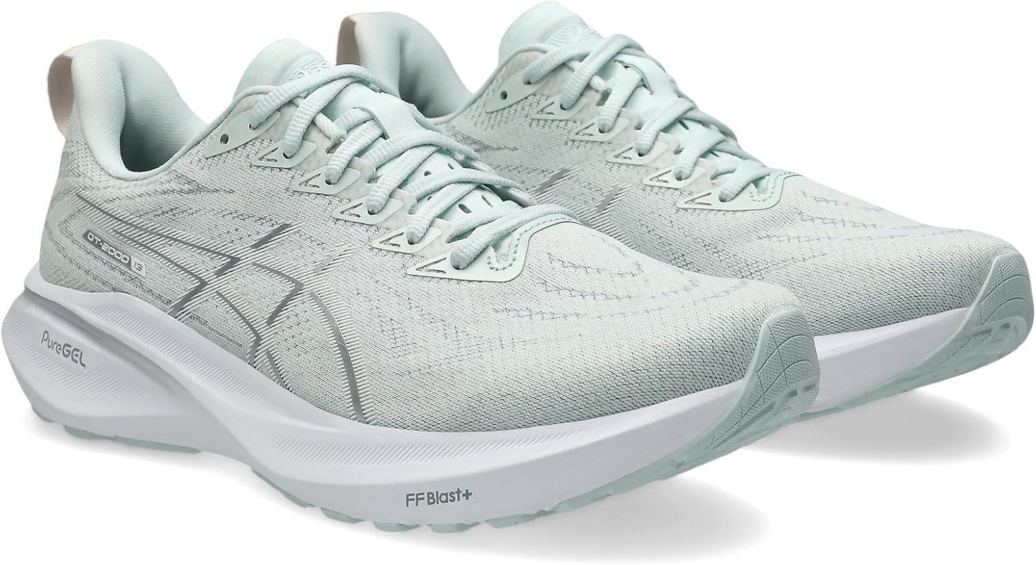 image:imageASICS Mens GT2000 13 Running ShoesPure Aqua White