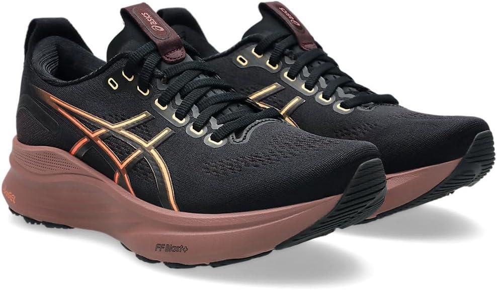 image:imageASICS Womens GelKayano 32 Running ShoesBlack Dark Currant