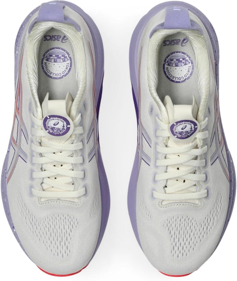 image:imageASICS Womens GelKayano 32 Running ShoesCreamEdo Purple