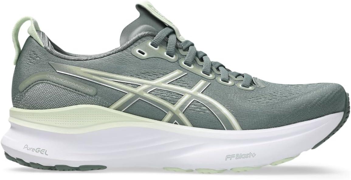 image:imageASICS Womens GelKayano 32 Running ShoesMonument BlueWhisper Green