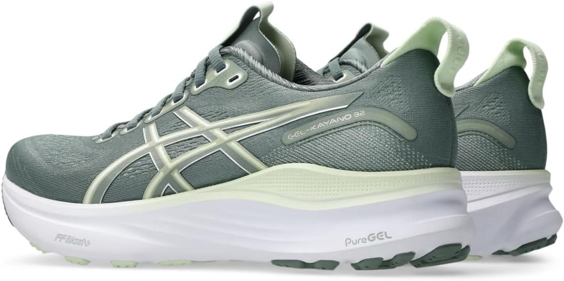 image:imageASICS Womens GelKayano 32 Running ShoesMonument BlueWhisper Green