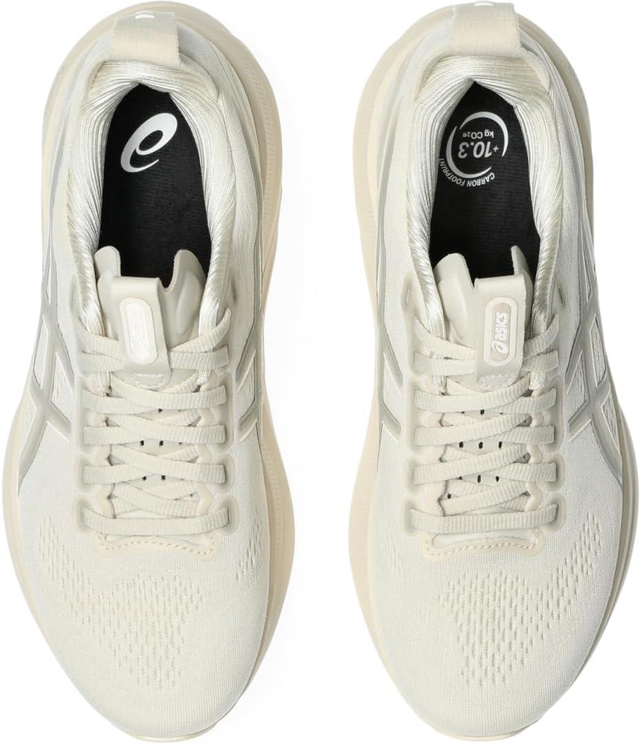 image:imageASICS Womens GelKayano 32 Running ShoesOatmealMeteor Grey