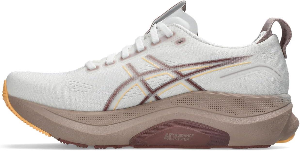 image:imageASICS Womens GelKayano 32 Running ShoesWhite Orange Glow